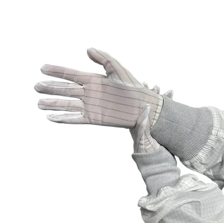 Anti-Static Gloves High Quality Dispensing Anti-Slip Plastic Belt Safety Gloves