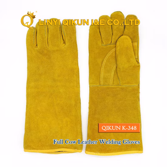 K-347 Vollrindleder-Arbeitssicherheits-Arbeitsschutz-Industrieschweißhandschuhe